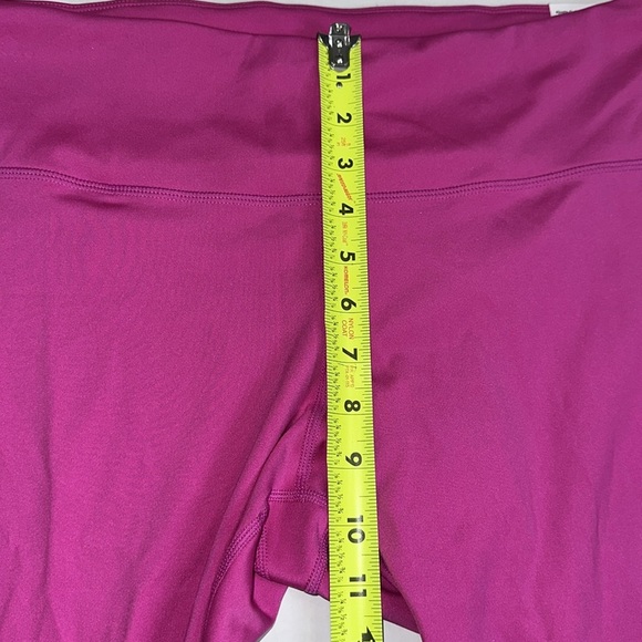 Nike Fast Dri Fit Tight Fit Mid Rise 7/8 Length Leggings Pink XLarge $70 NWT - Picture 13 of 16